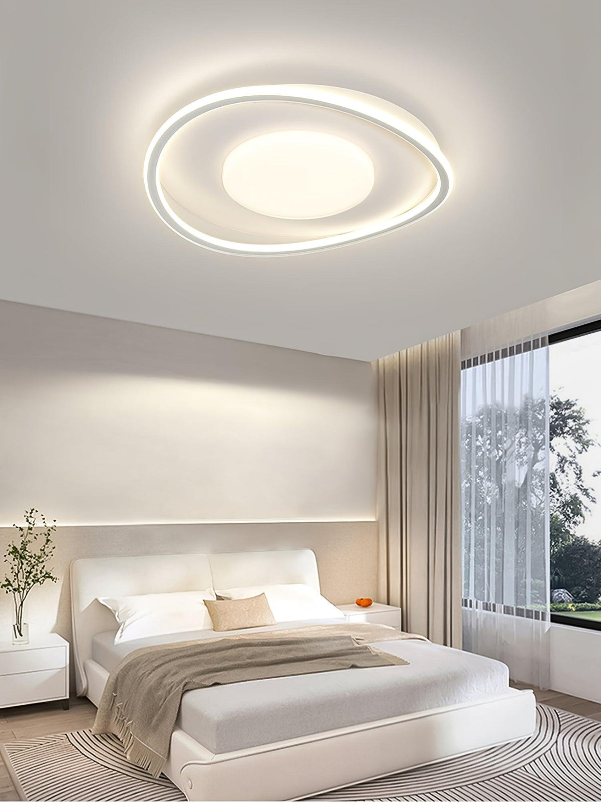 Minimalist Geometry Led Ceiling Light