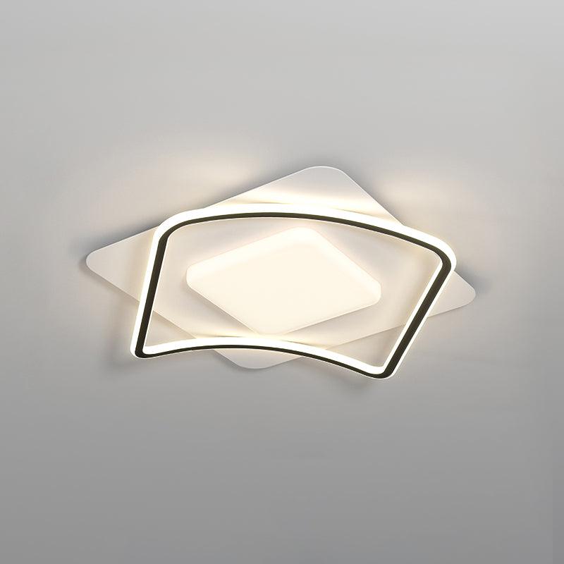 Minimalist Geometry Led Ceiling Light