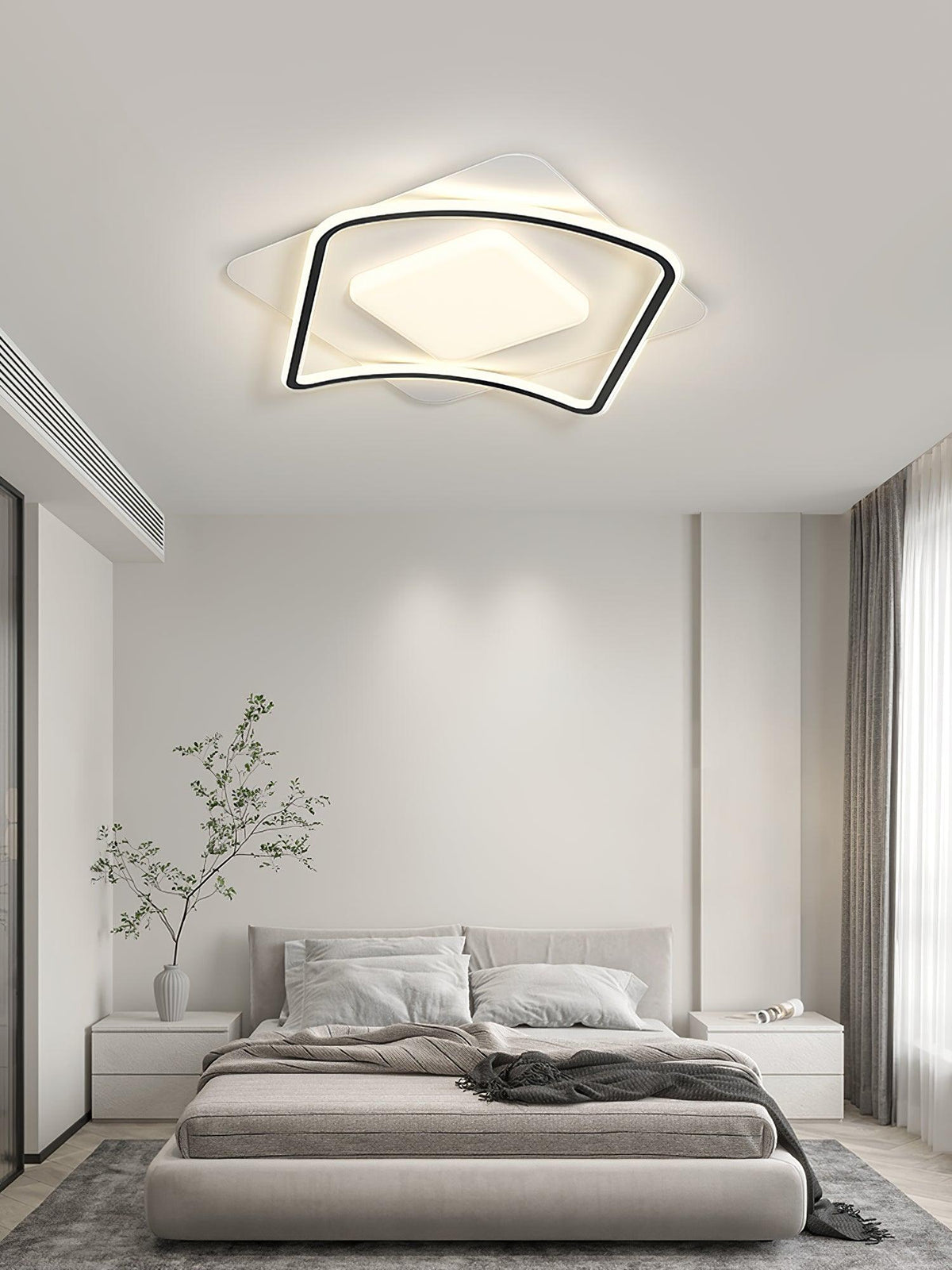 Minimalist Geometry Led Ceiling Light