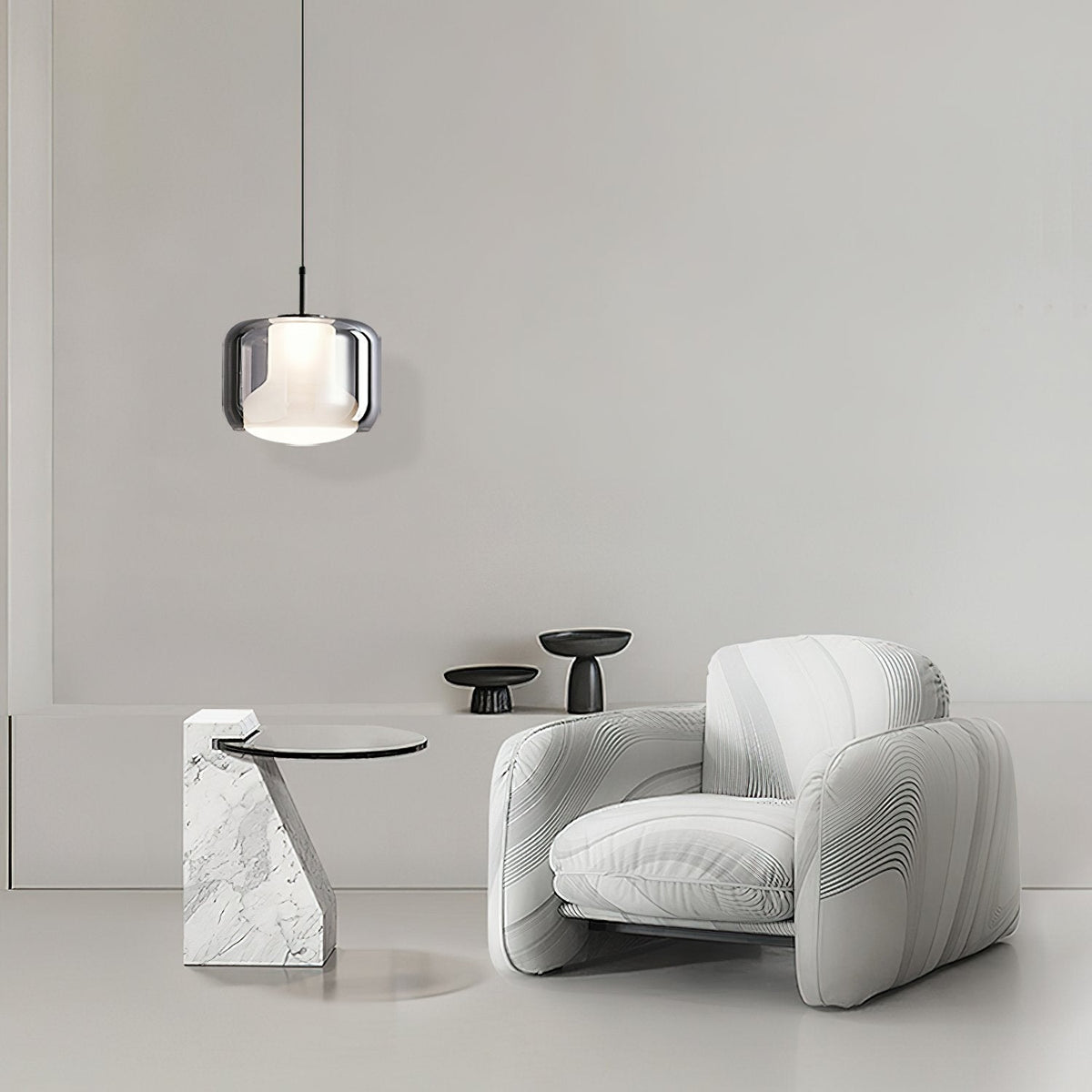 Minimalist Glass Pendant Lamp