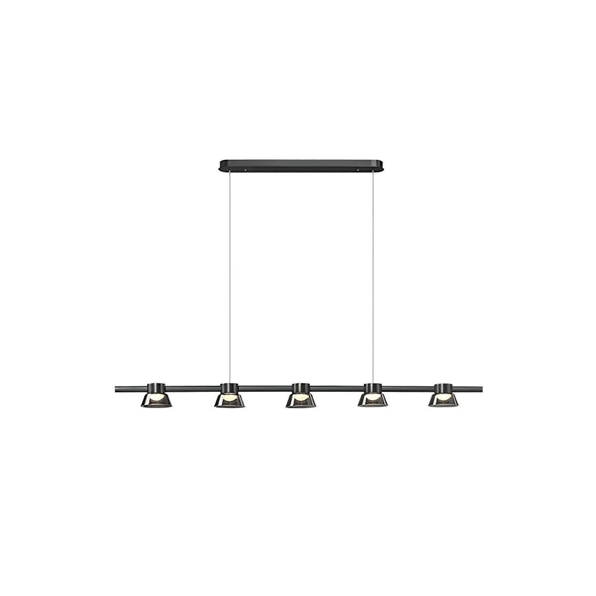 Minimalist Island Glass Chandelier