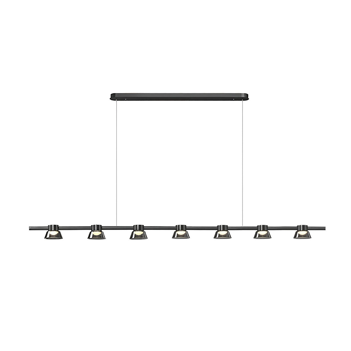 Minimalist Island Glass Chandelier