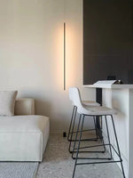 Linear LED Pendant Light – Minimalist Vertical Bar for Modern Interiors