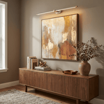 Minimalist Linear Rechargeable Wall Sconce – Cordless LED Vanity Light