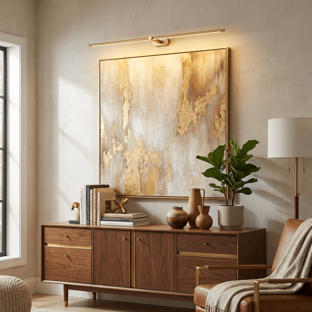 Minimalist Linear Rechargeable Wall Sconce – Cordless LED Vanity Light