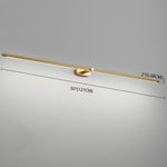 Minimalist Linear Rechargeable Wall Sconce – Cordless LED Vanity Light