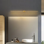 Minimalist Linear Plug In Wall Lamp