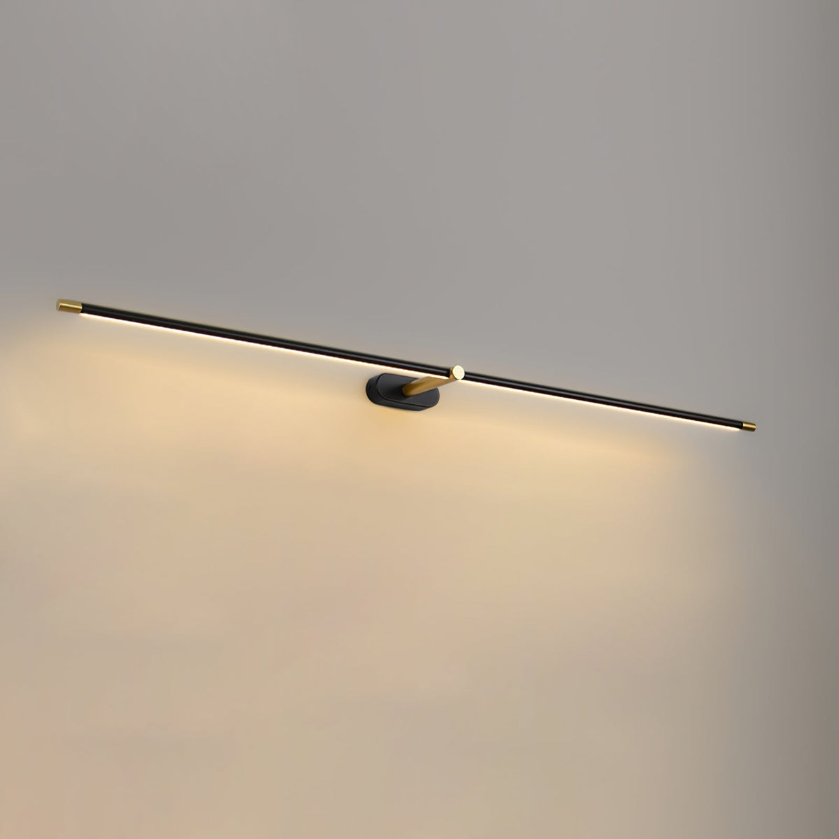 Minimalist Linear Plug In Wall Lamp