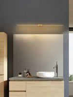 Minimalist Linear Plug In Wall Lamp