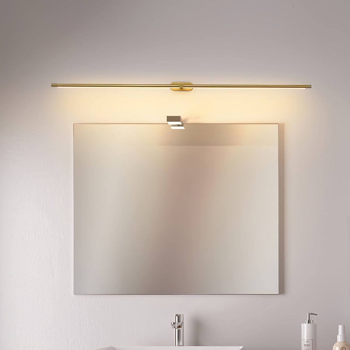 Minimalist Linear Plug In Wall Lamp