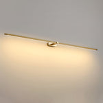 Minimalist Linear Plug In Wall Lamp