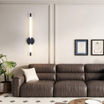 Linear LED Wall Sconce in Gold or Black for Modern Interiors