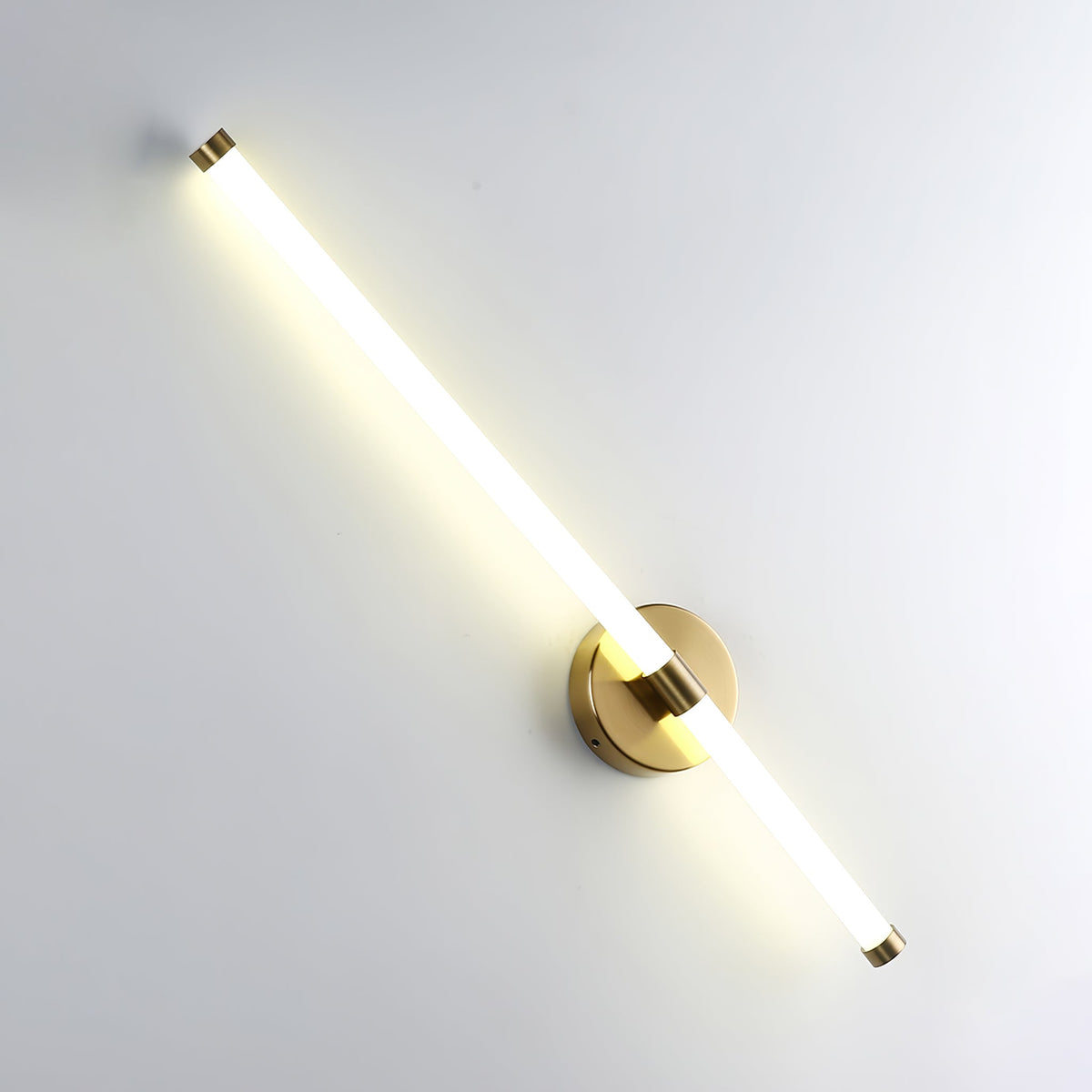 Linear LED Wall Sconce in Gold or Black for Modern Interiors