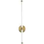 Linear LED Wall Sconce in Gold or Black for Modern Interiors