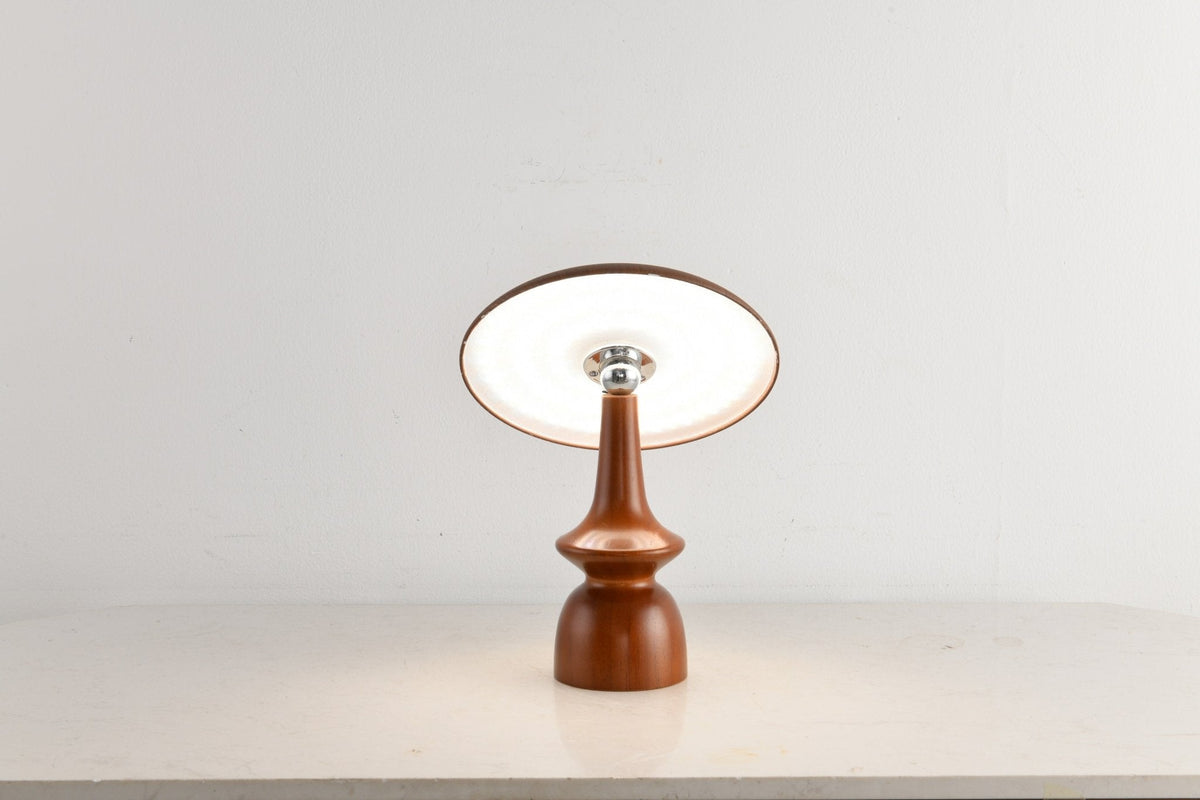 Mireli Sculptural Wooden Table Lamp with Integrated LED