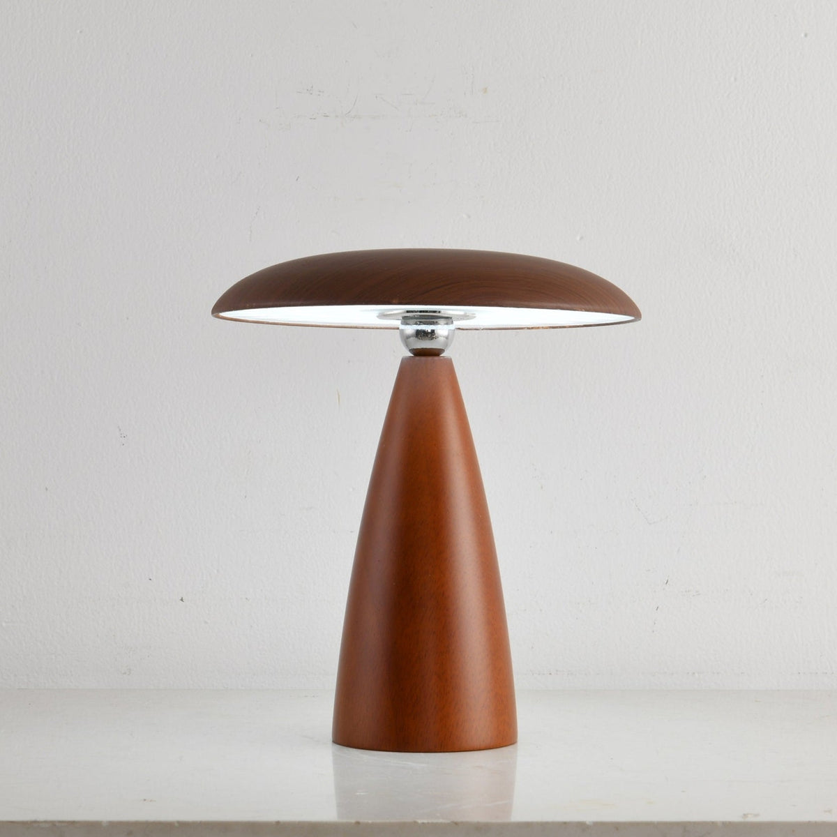Mireli Sculptural Wooden Table Lamp with Integrated LED