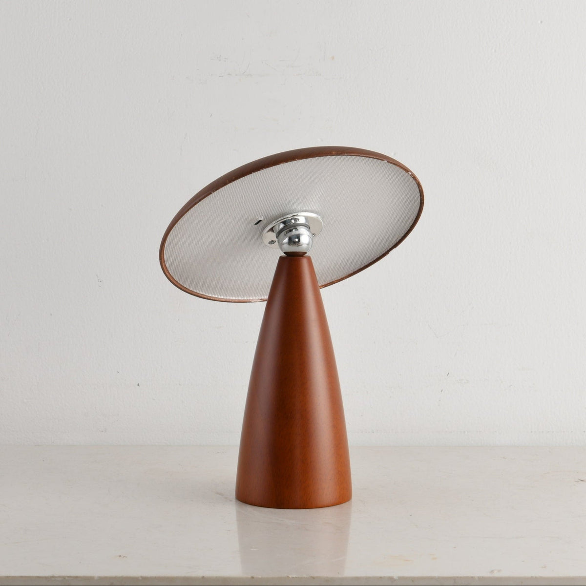 Mireli Sculptural Wooden Table Lamp with Integrated LED