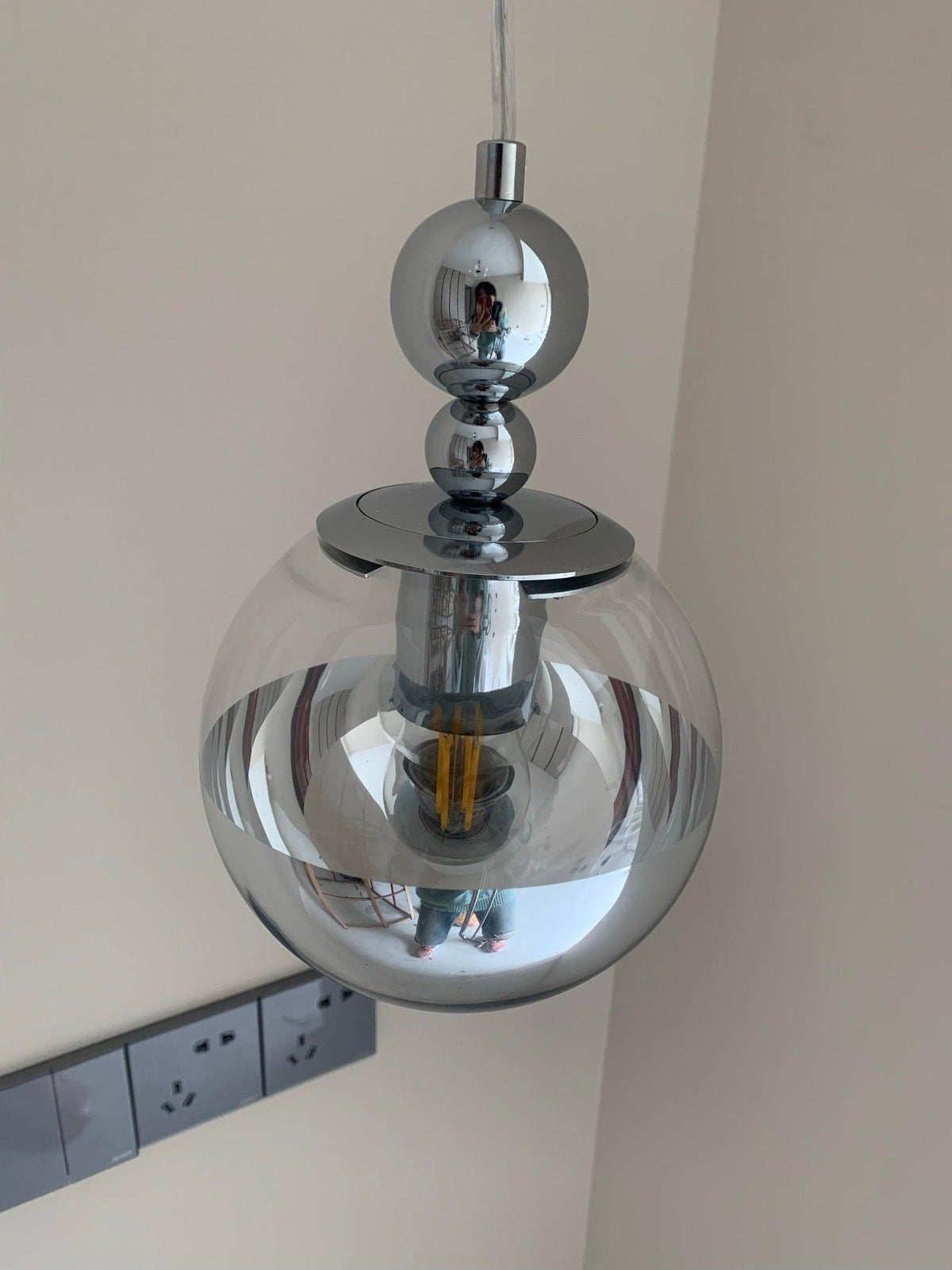 Mirrorball Chrome Glass Pendant Light for Modern Interiors