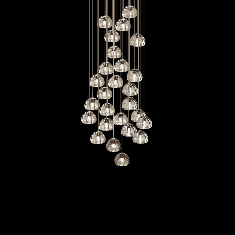 Cherry Crystal Pendant Light – Handcrafted Modern Chandelier