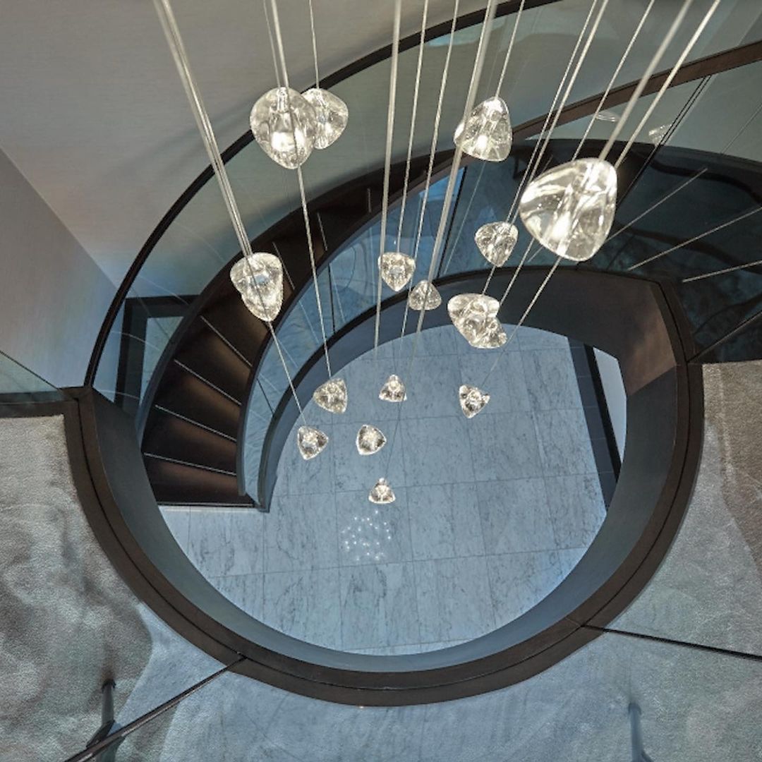 Cherry Crystal Pendant Light – Handcrafted Modern Chandelier