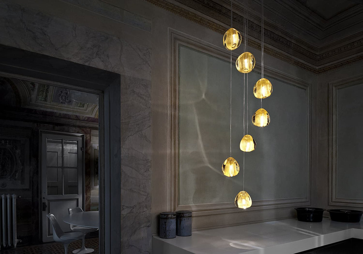 Cherry Crystal Pendant Light – Handcrafted Modern Chandelier