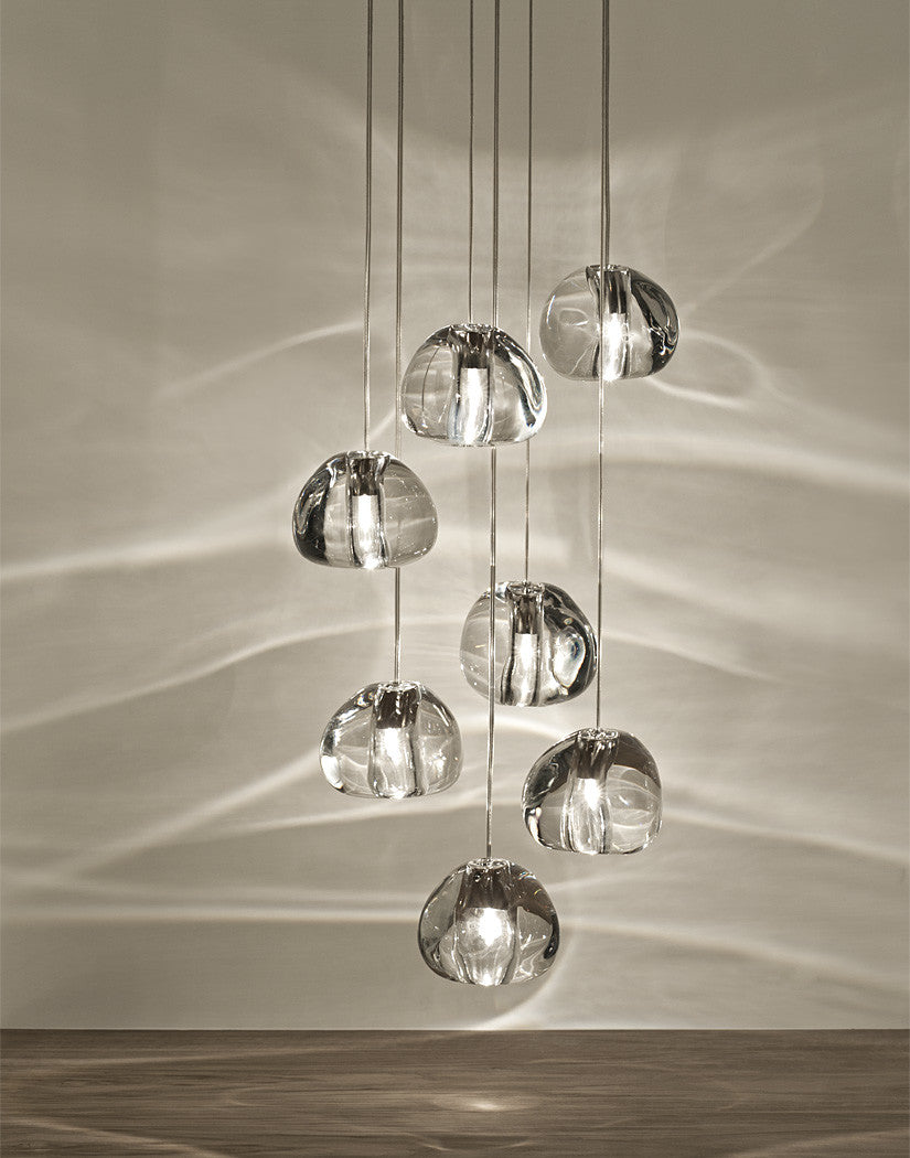 Cherry Crystal Pendant Light – Handcrafted Modern Chandelier