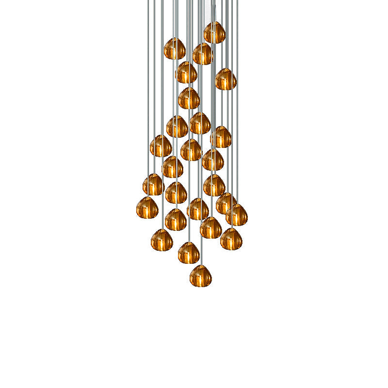 Cherry Crystal Pendant Light – Handcrafted Modern Chandelier