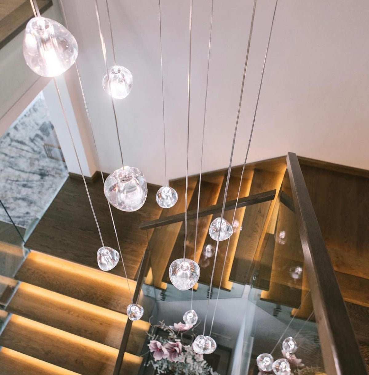 Cherry Crystal Pendant Light – Handcrafted Modern Chandelier