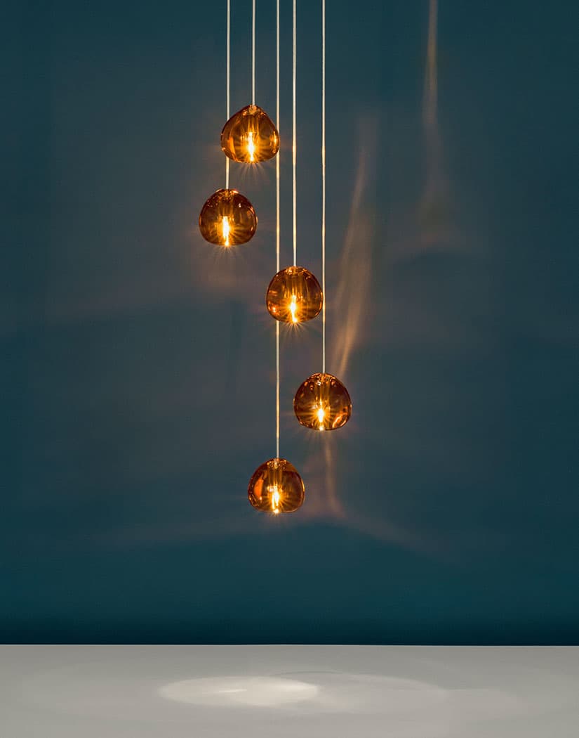 Cherry Crystal Pendant Light – Handcrafted Modern Chandelier