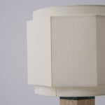 Modari Striped Stone Table Lamp – Travertine & Marble Sculptural Accent Light