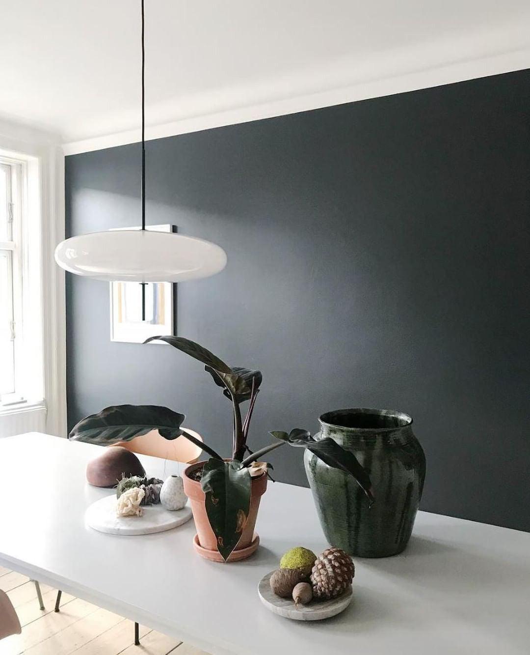 Opal Disc Modern Pendant Light with Opalescent Polymer Shade