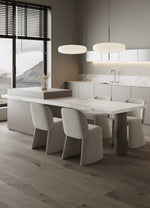 Opal Disc Modern Pendant Light with Opalescent Polymer Shade