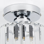 Crystal Glass Nordic Simple New Modern Led Chandelier Lights Living Loft Study Room Aisle Corridor Flats Lamps Indoor Lighting