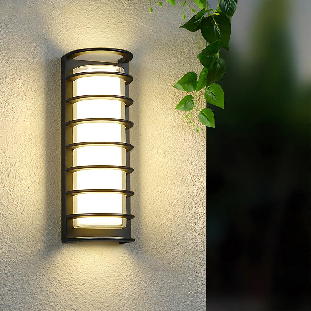 Modern Simple Semi Cylindrical Led Outdoor Wall Light