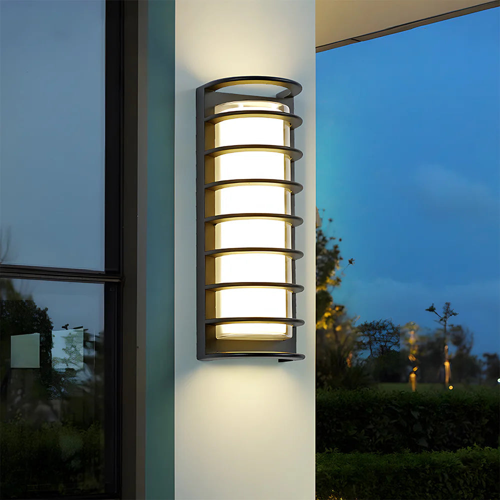 Modern Simple Semi Cylindrical Led Outdoor Wall Light
