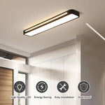 Sleek Nordic Long Led Ceiling Light