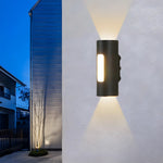 Modern Cylindrical Double Head Ip65 Outdoor Led Wall Light