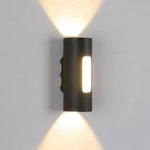 Modern Cylindrical Double Head Ip65 Outdoor Led Wall Light