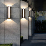 Modern Waterproof Black Outdoor Led Wall Light