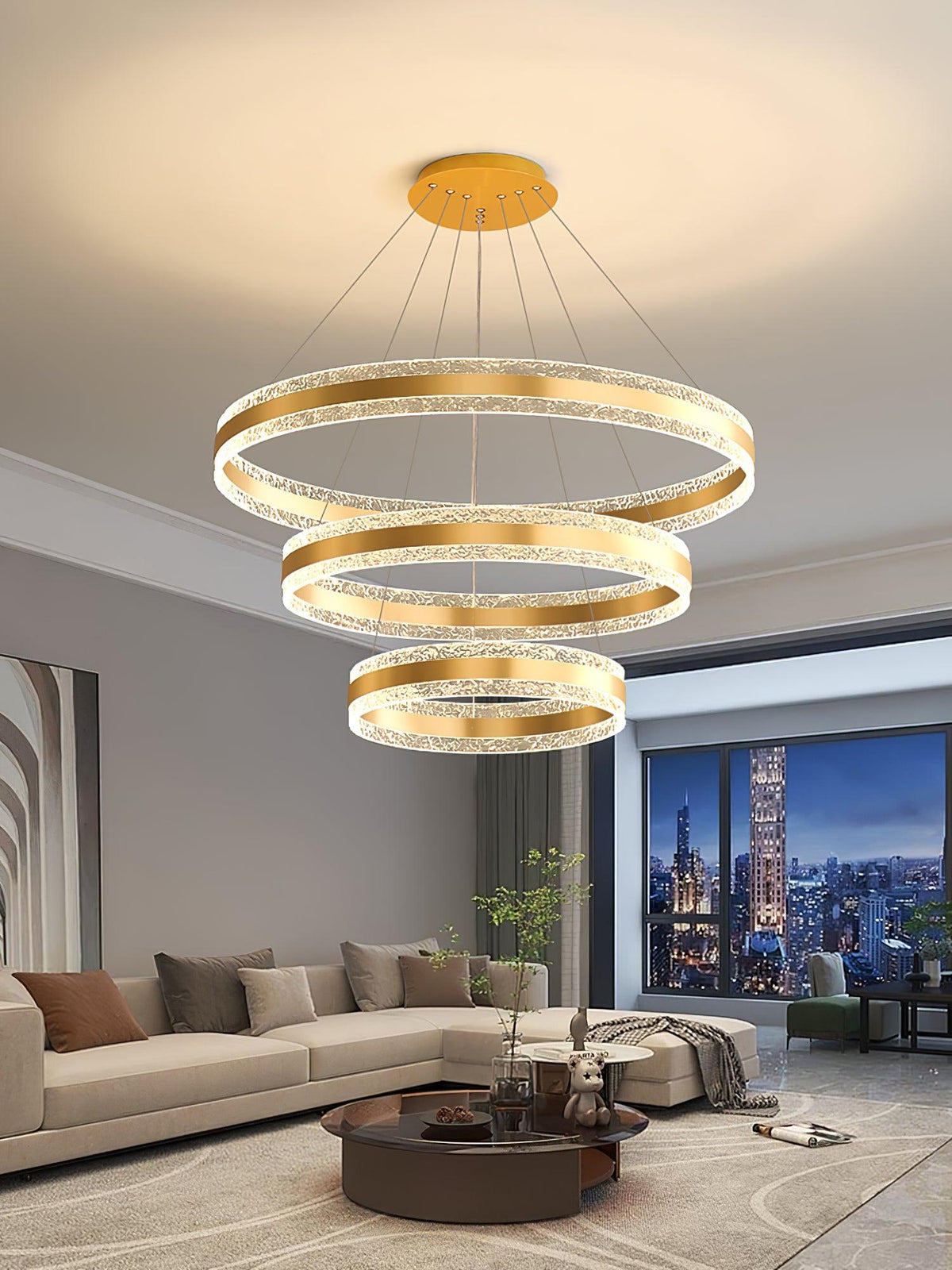Modern Circle Led Chandelier