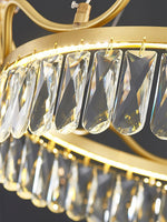 Modern Crown Crystal Pendant Light