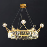 Modern Crown Crystal Pendant Light