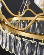 Modern Crown Crystal Pendant Light