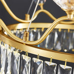 Modern Crown Crystal Pendant Light