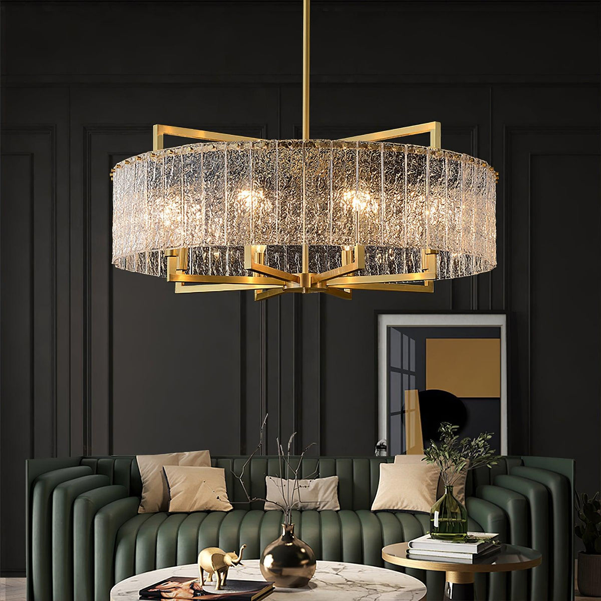 modern-drum-chandelier