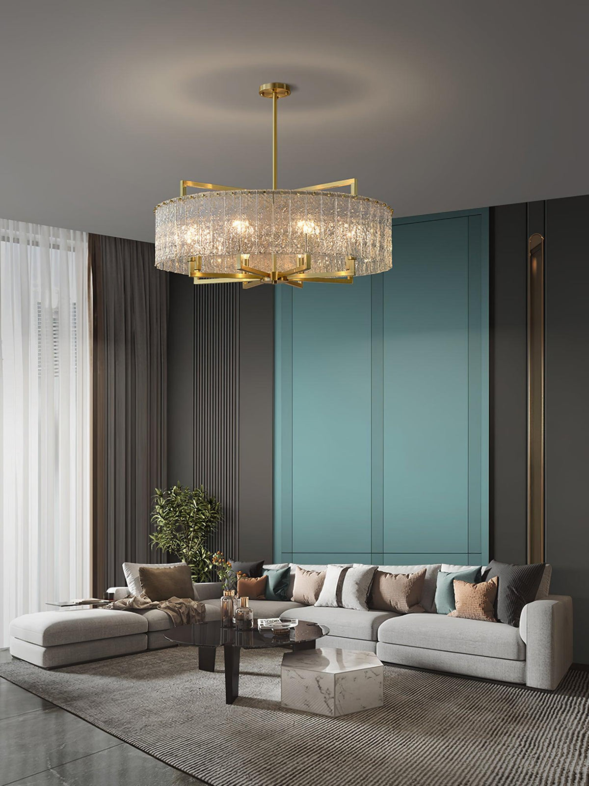 modern-drum-chandelier