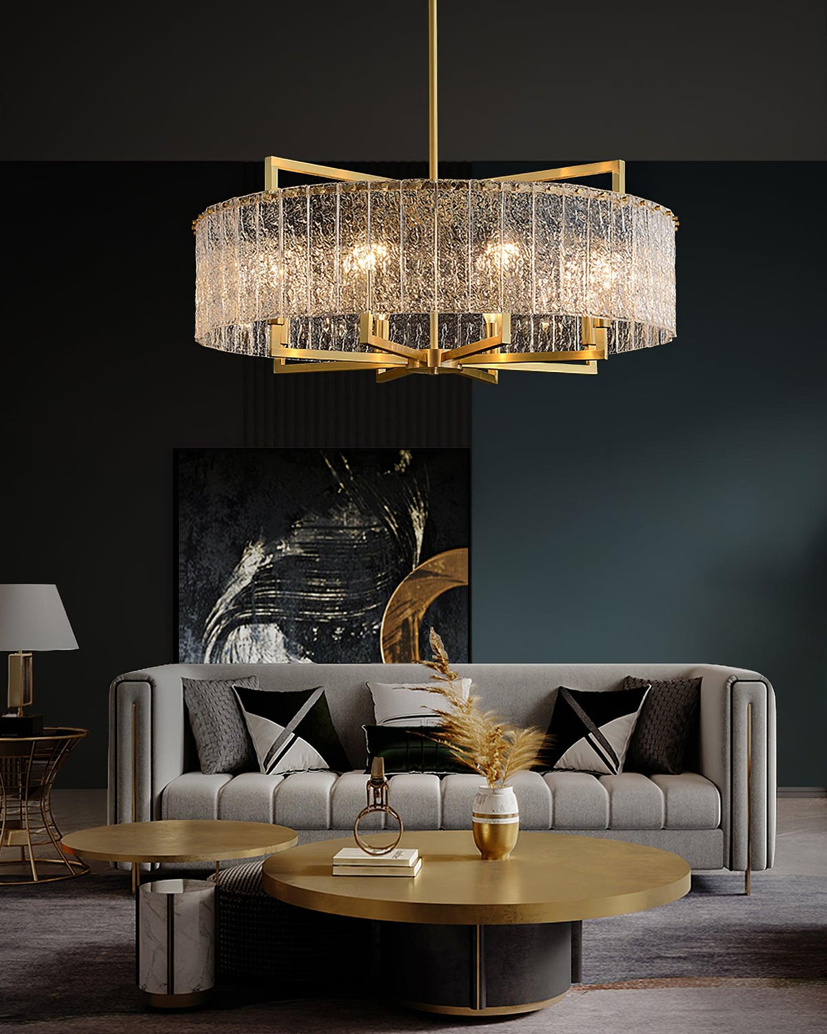 modern-drum-chandelier