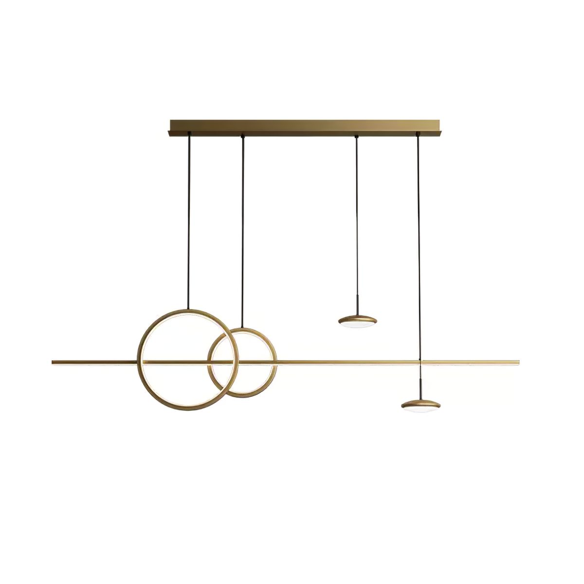 Moderner Kronleuchter mit geometrischer Form