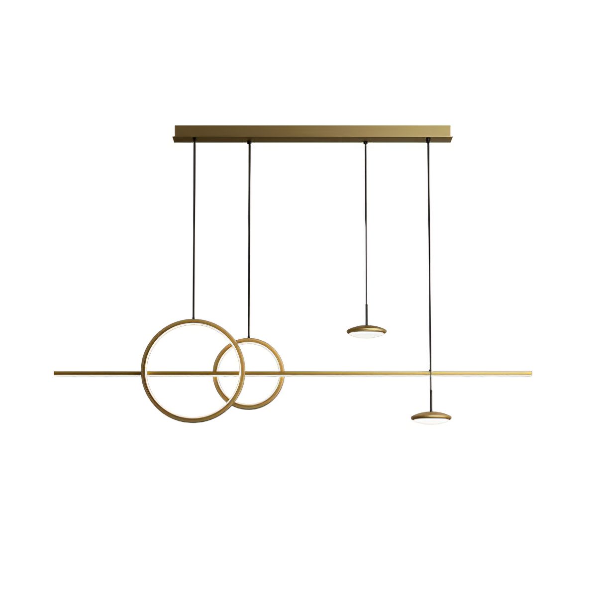 Moderner Kronleuchter mit geometrischer Form