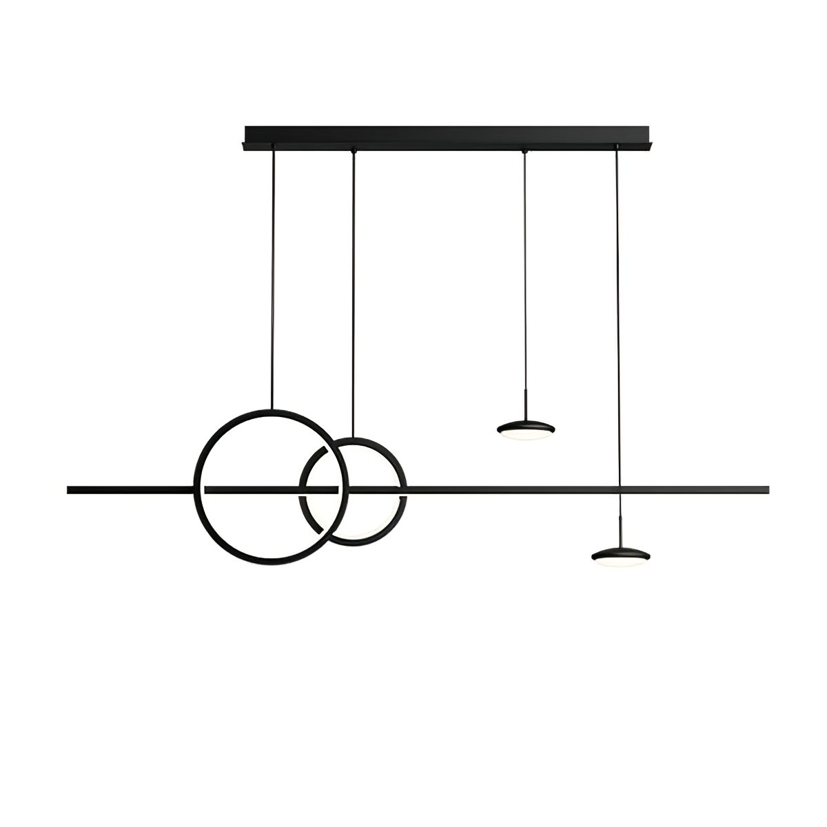 Moderner Kronleuchter mit geometrischer Form